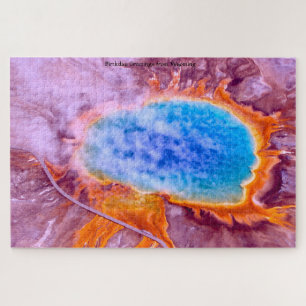 We houden van Thermal Springs Wyoming. Jigzaag Puz Legpuzzel