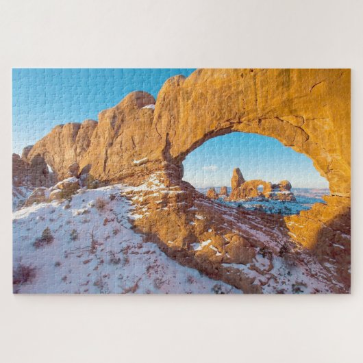 We houden van Turret Arch Utah Legpuzzel (Horizontaal)