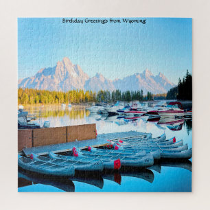 We houden van Wyoming. Jigzaag Puzzle Legpuzzel