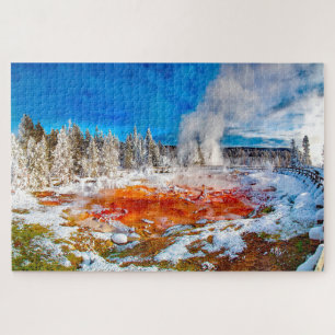 We houden van Yellowstone National Park Legpuzzel