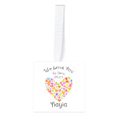 We houden van Yiayia 2 Foto Cube Ornament (Voorkant)