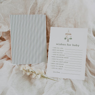 We houden zoveel van je Matcha! Wensen voor Baby Kaart