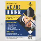 We huren Business Company Photo QR Code Flyer (Voorkant)