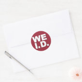We identificeerden de sticker (Envelop)