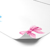 We kennen geslachtsonthullingsdiagram poster (Hoek)