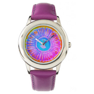 We kijken naar meisjes cool eco-stijl ontwerp horloge