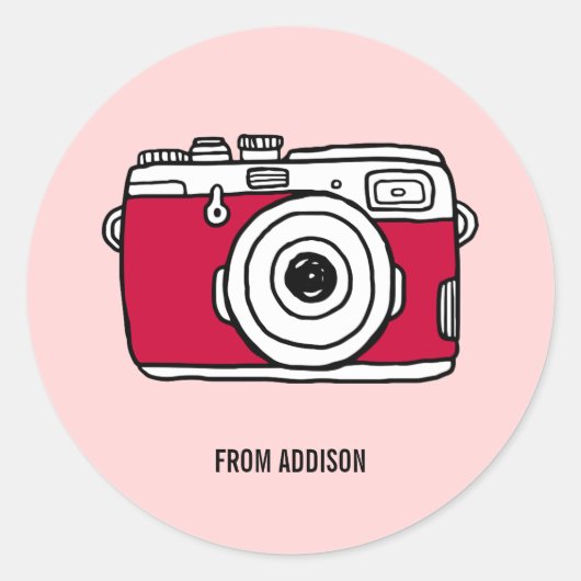 We klikken gewoon op Camera Valentijn Sticker (Voorkant)