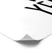 We kneed gist andere grappige bakpuns poster (Hoek)