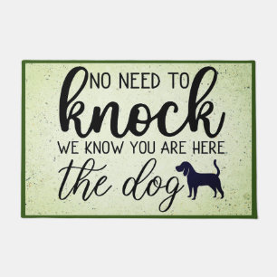We Know You're Here - de hond hoeft niet te kloppe Deurmat