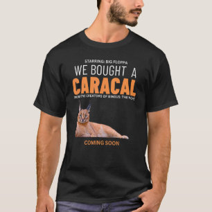 We kochten een caracale Big Floppa Cat Meme T-shirt