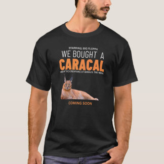 We kochten een caracale Big Floppa Cat Meme T-shirt