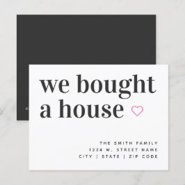 We kochten een eenvoudig Briefkaart voor de aankon