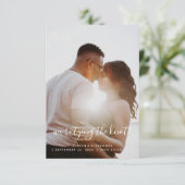 We Komen In De Knoop Save The Date (Staand voorkant)