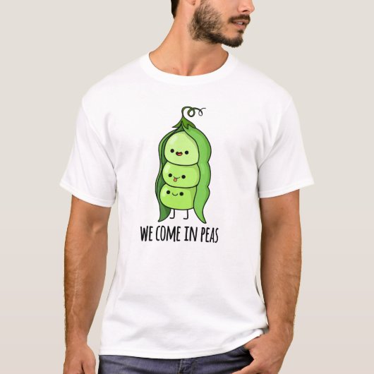 We komen in erwten grappige erwt t-shirt (Voorkant)