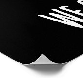 We komen in Peas Funny Pea Pun Dark BG Poster (Hoek)