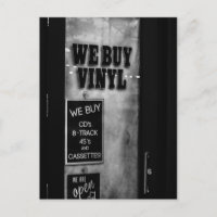 We kopen Briefkaart van Vinyl