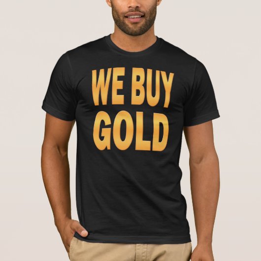 We kopen Gold T-shirt (Voorkant)