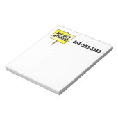 We kopen huizen notitieblok (Gedraaid)