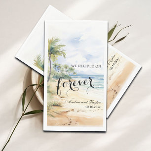 We kozen voor Forever Elegant Bruiloft Servet