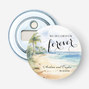 We kozen voor Forever Elegant Huwelijksgeschenk Button Flesopener