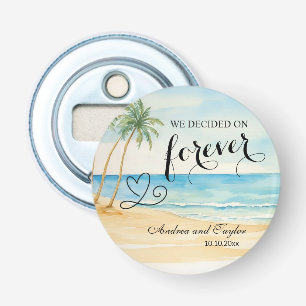 We kozen voor Forever Elegant Huwelijksgeschenk Button Flesopener