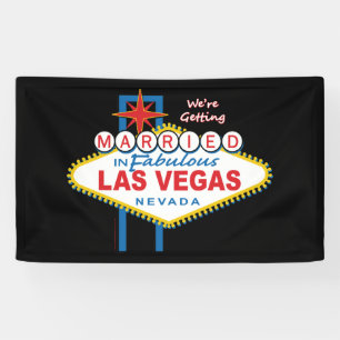 We krijgen Maried in Vegas Spandoek