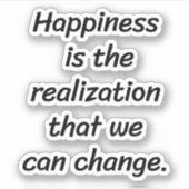 We kunnen aangepaste vinylSticker wijzigen Sticker (Voorkant)