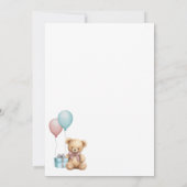 We kunnen Baby shower afwachten Kaart (Achterkant)