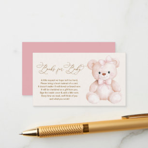We kunnen Bearly wachten baby shower boeken voor b Informatiekaartje