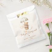 We kunnen bearly wachten teddybeer dank u beary ve bedankzakje (Gezegeld)