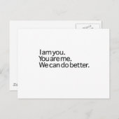 We kunnen beter briefkaart (Voorkant / Achterkant)