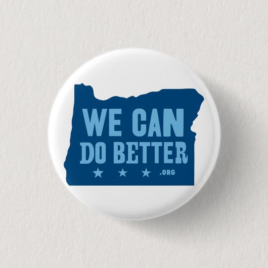 We kunnen beter doen ronde button 3,2 cm (Voorkant)