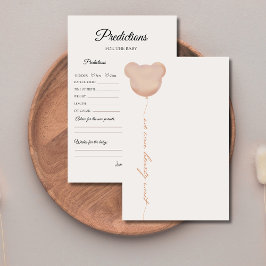 we kunnen bijna niet wachten Baby Shower Voorspell