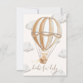 We kunnen bijna niet wachten Teddybeer boeken voor Kaart (Achterkant)