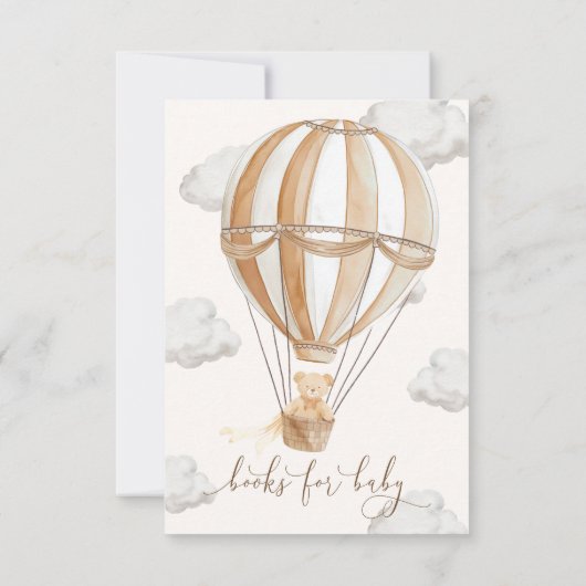 We kunnen bijna niet wachten Teddybeer boeken voor Kaart (Achterkant)