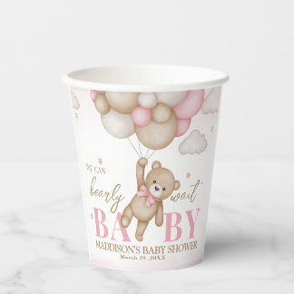 We kunnen bijna wachten Baby shower papier beker