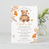 We kunnen bijna wachten om te Herfsten in Liefde B Kaart (Staand voorkant)