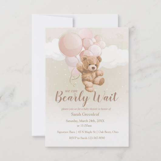 We kunnen bijna wachten op de uitnodiging (Voorkant)