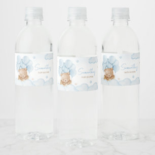 We kunnen bijna wachten op een luchtballon waterfles etiket