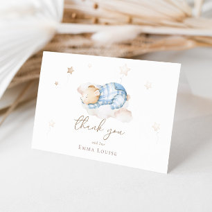 We kunnen bijna wachten op Teddy Bear op Cloud Bab Bedankkaart