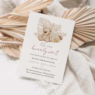 We kunnen boho Baby shower afwachten. Kaart