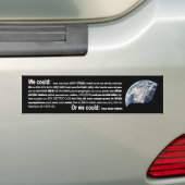 We kunnen... bumpersticker (Op auto)