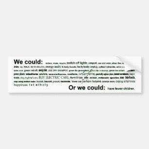 We kunnen... bumpersticker