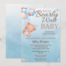 We kunnen de uitnodiging tot Baby shower afwachten