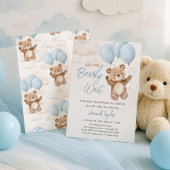 We kunnen de uitnodiging van Blue Boy Baby shower