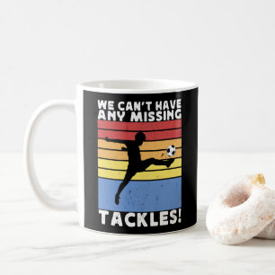 We kunnen geen enkele ontbrekende tackelt-voetball koffiemok