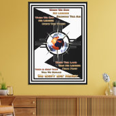 We kunnen geen geld eten! canvas afdruk (Insitu (Woonkamer))