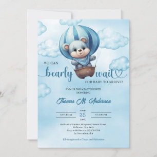 We kunnen het Baby shower van de teddyberenjongen Kaart