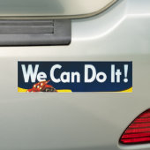 We kunnen het Bumperstickers (Op auto)
