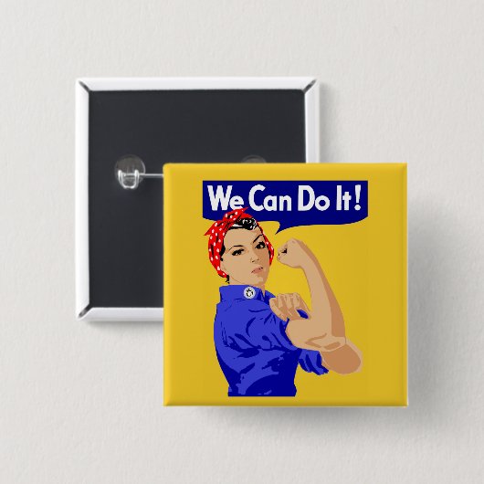 "We kunnen het" Button (Voorkant /achterkant)